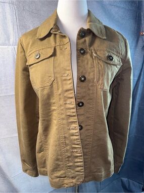 15A-Cato Olive Green Women's Jean Jacket